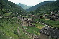 Near Zhaga waterfalls, Sichuan (1999)